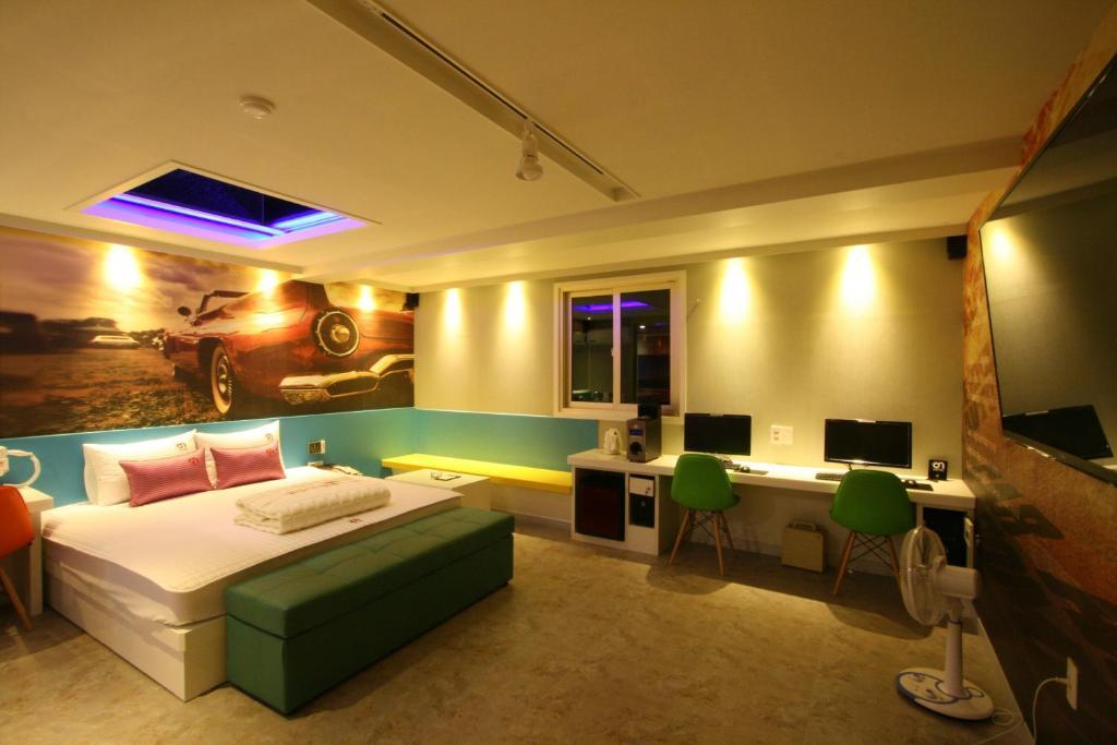Haeundae On Motel Busan Room photo
